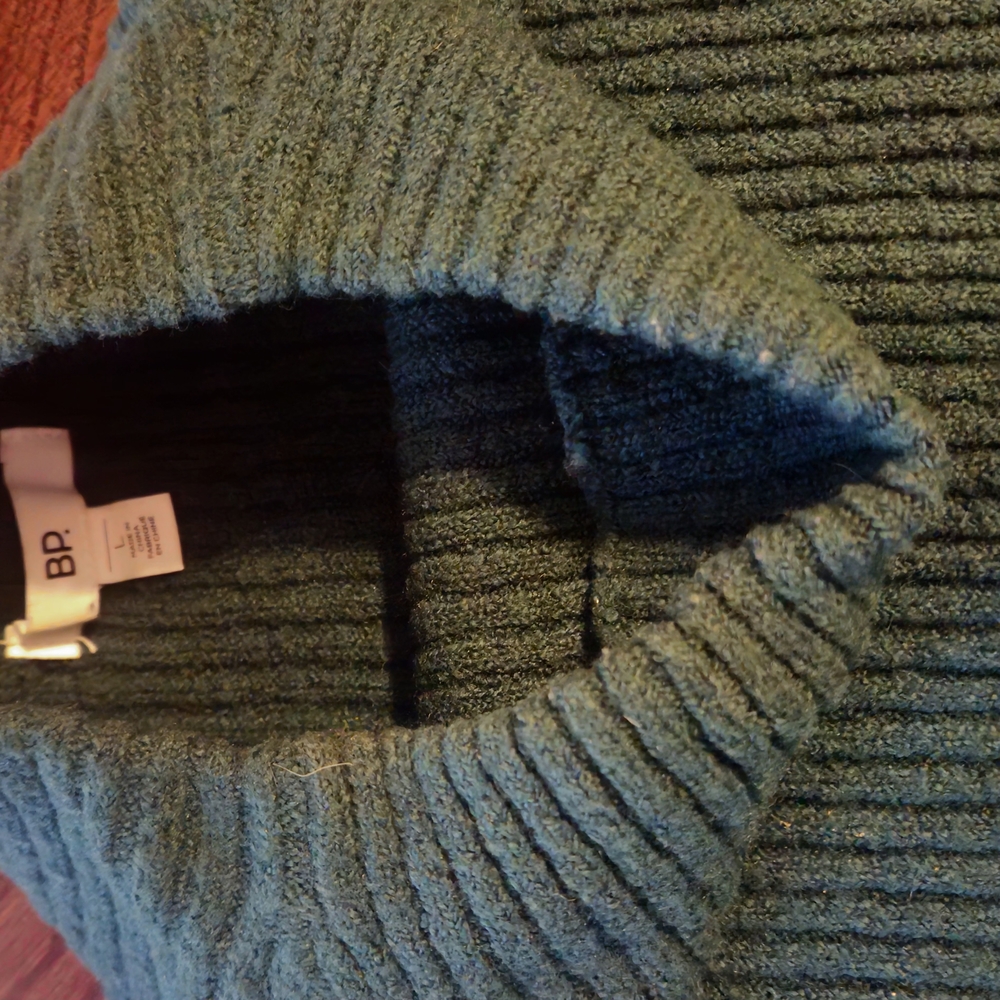 Green Ribbed Sweater